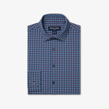 Load image into Gallery viewer, Leeward No Tuck Dress Shirt - Cobalt Plaid
