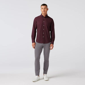 Leeward No Tuck Dress Shirt - Wine