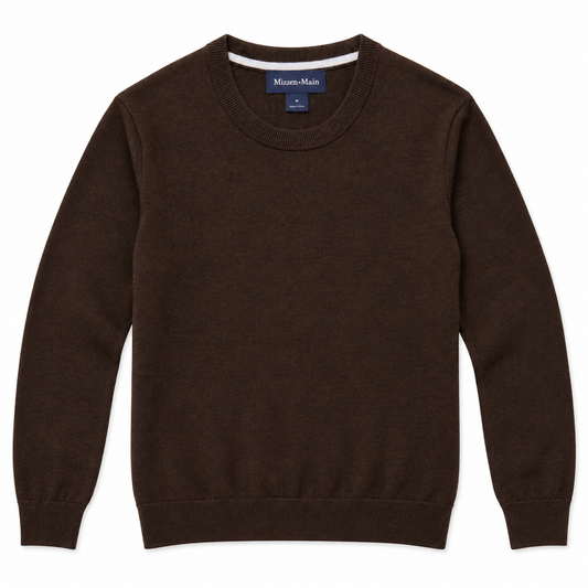 Heritage Crewneck Sweater - Espresso Heather