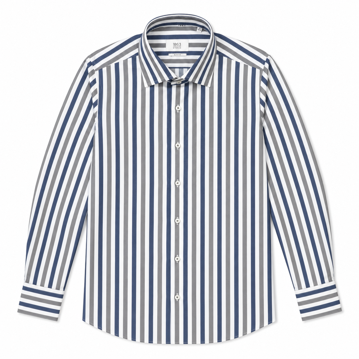 Bold Stripe Twill Slim Fit
