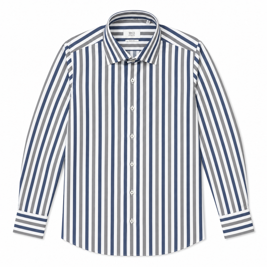 Bold Stripe Twill Slim Fit