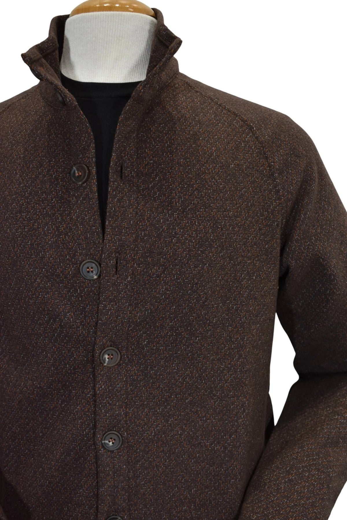 Coffee Button Cardigan