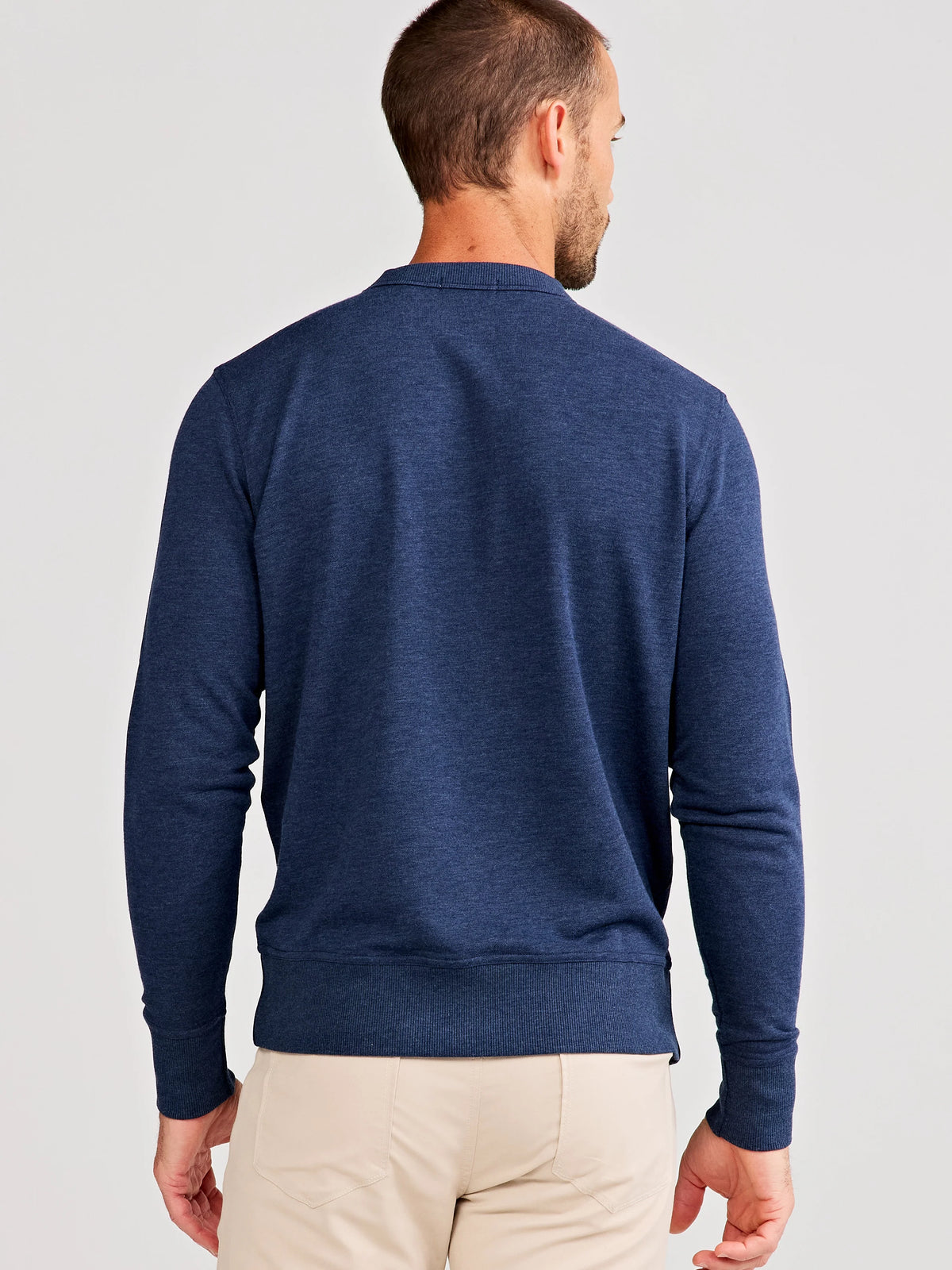 Stadium French Terry-Classic Navy Heather