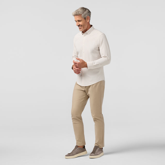 Leeward  Dress Shirt - Sand Dollar Crew Gingham