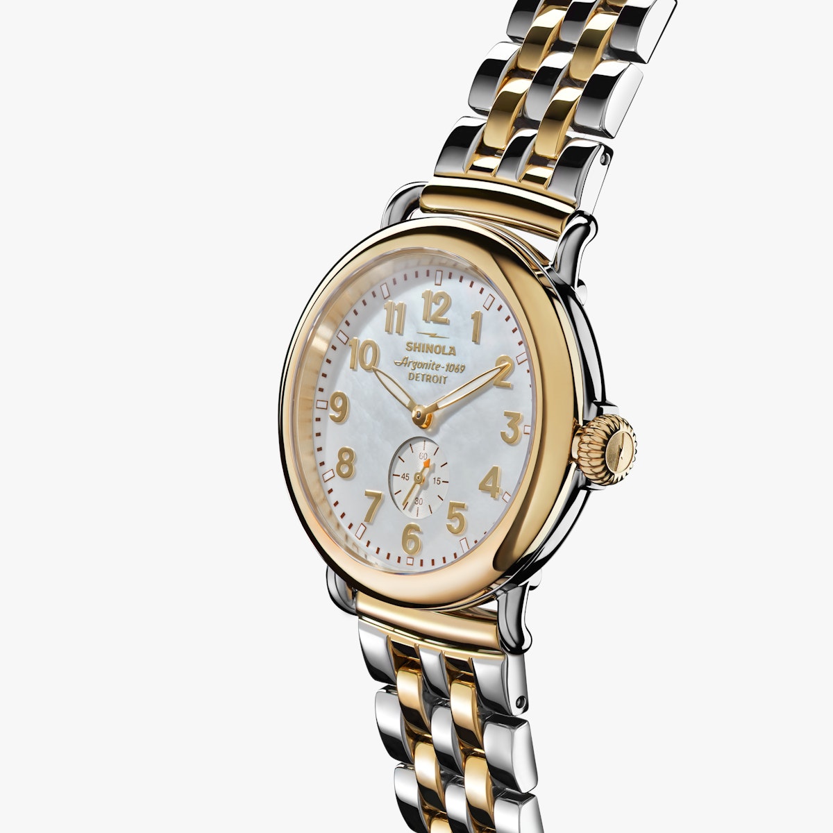 The Runwell 41mm - Silver and Gold Bracelet