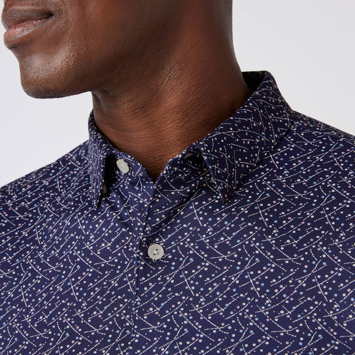 Halyard Polo - Indigo Confetti