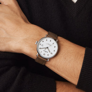 The Canfield 43mm - Dark Nut Brown