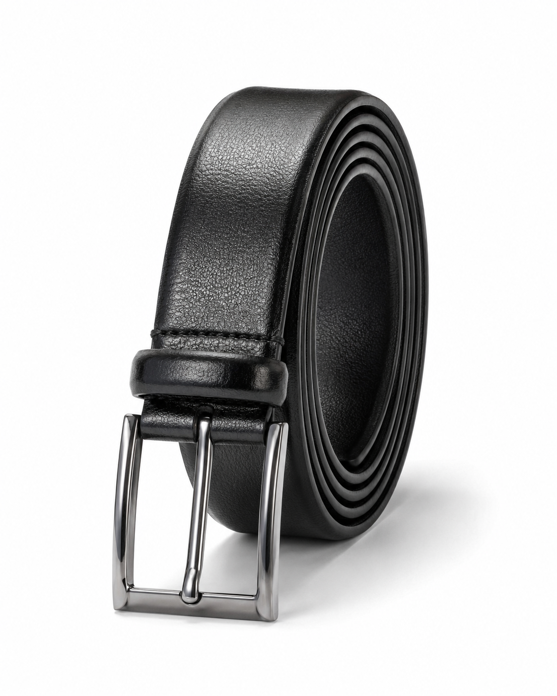 Italian Genuine Leather Belt in Black
