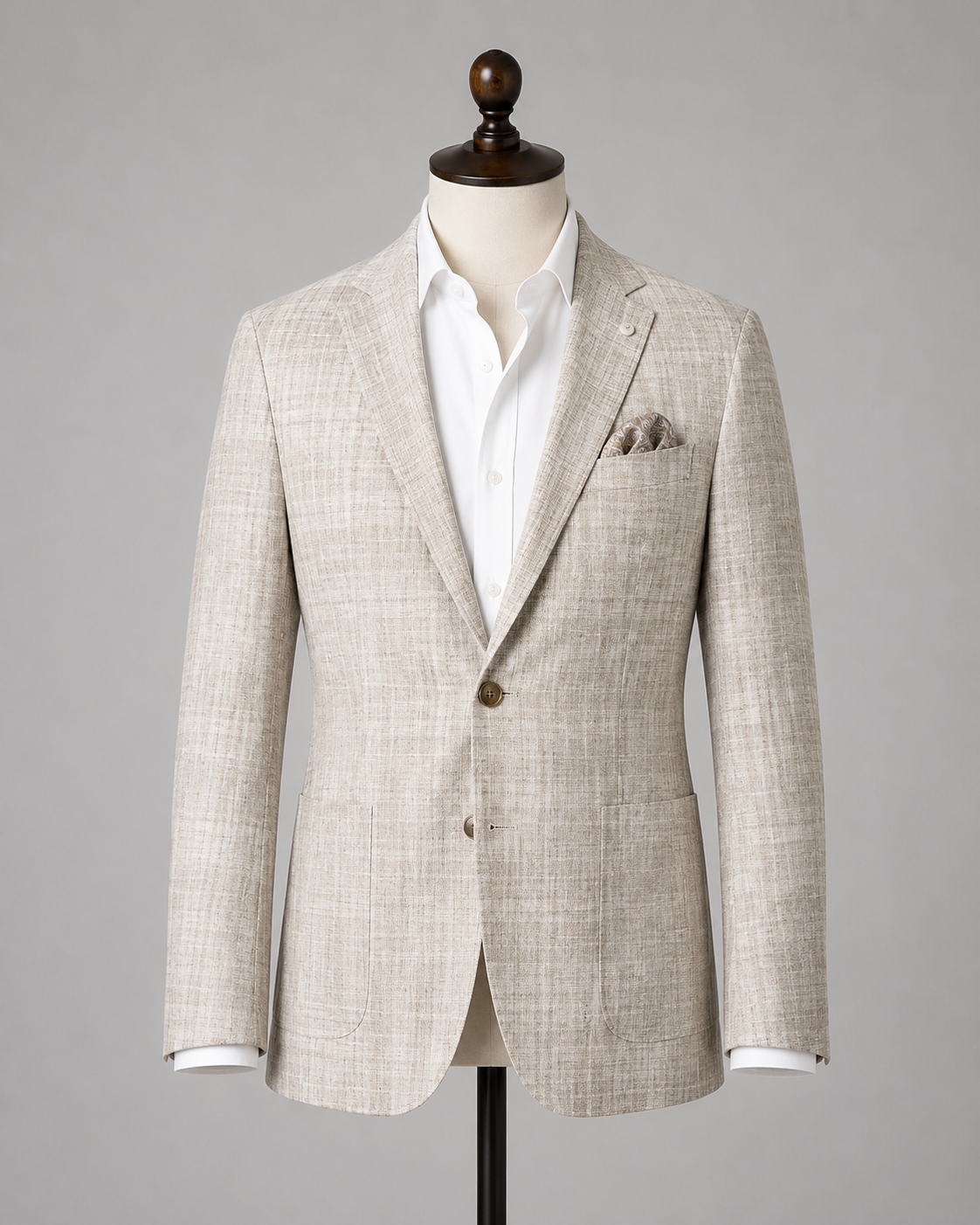 Waverly Park Sports Fit Jacket - Oatmeal