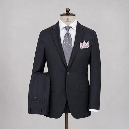 Black Ultra Motion Suit Jacket by Trivento