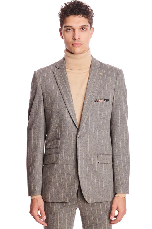 Dover Notch Jacket - Pinstripe