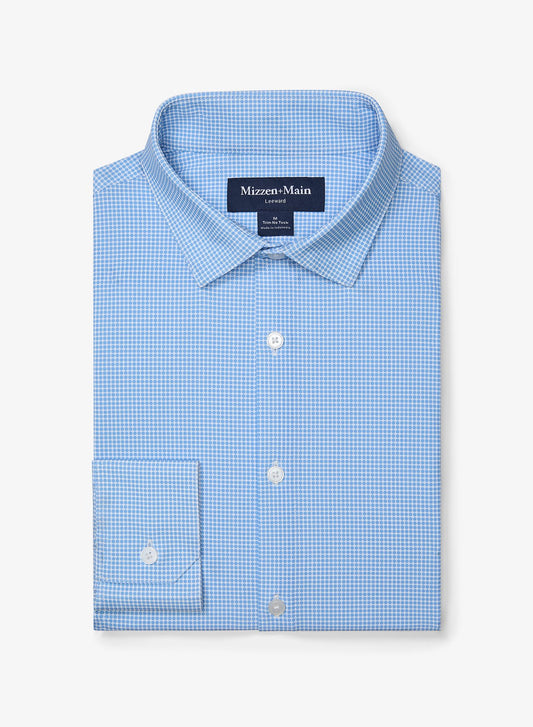 Leeward No Tuck Dress Shirt - Provence Circle Print