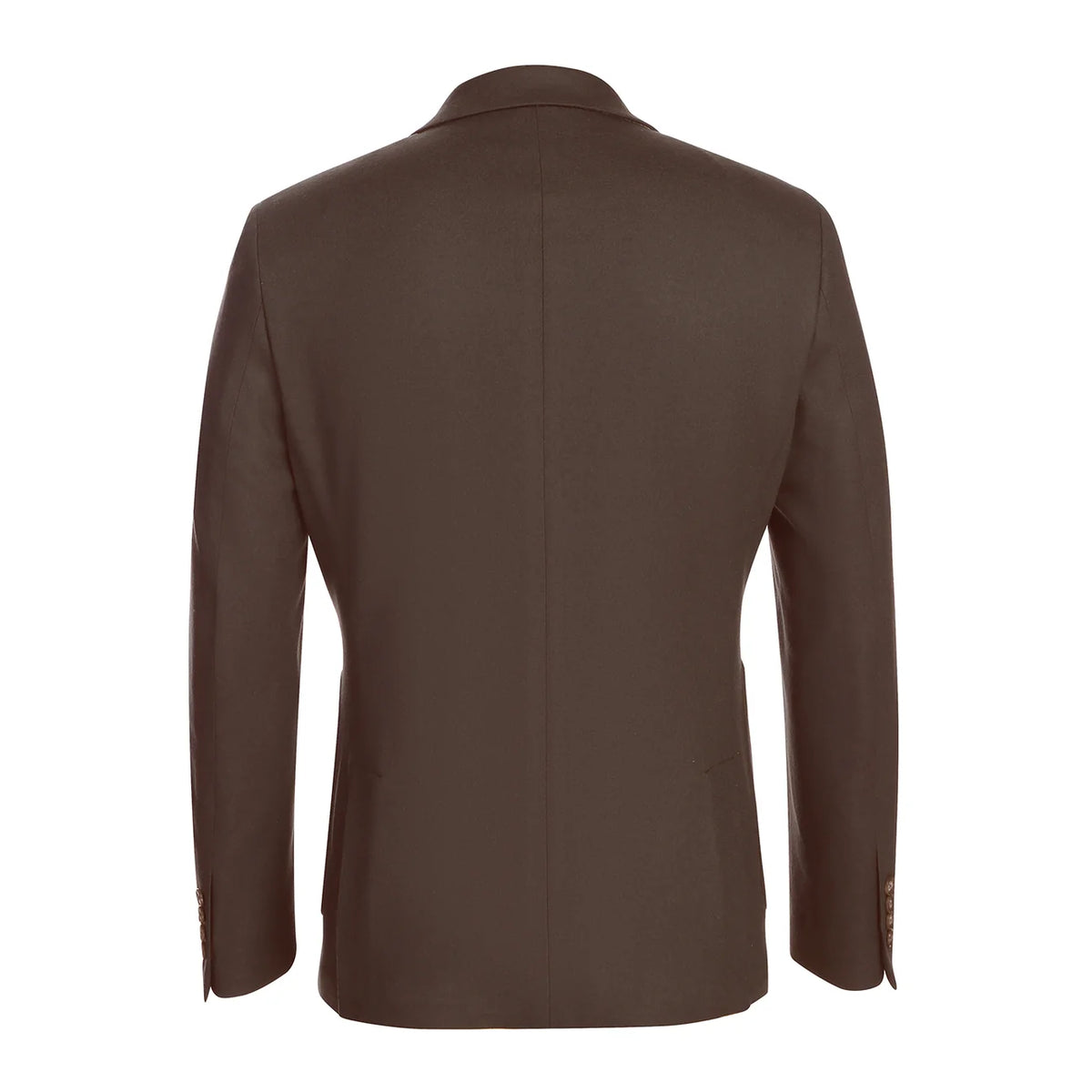 Riserva Solid Wool  Jacket - Brown