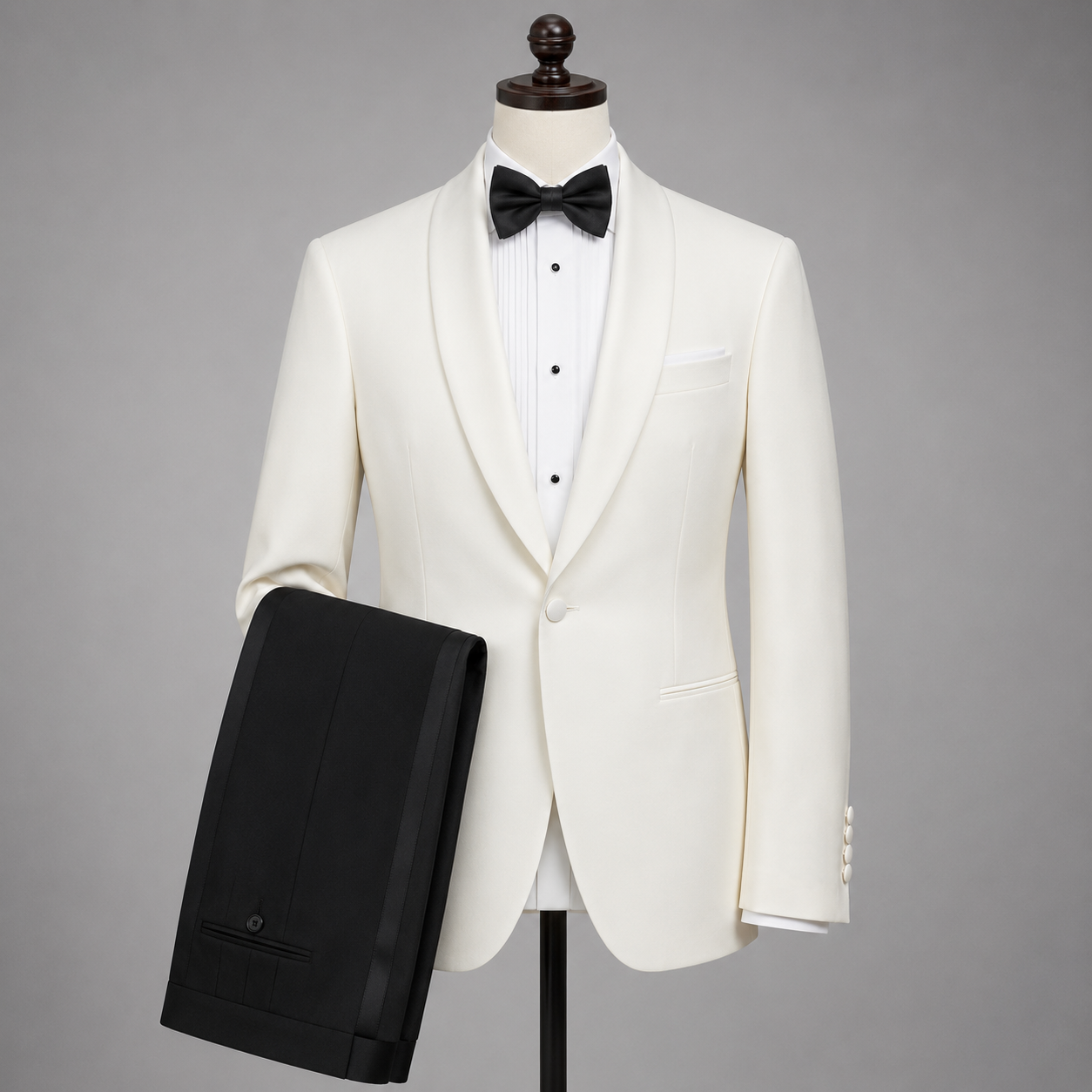 Ivory Tuxedo Dinner Jacket