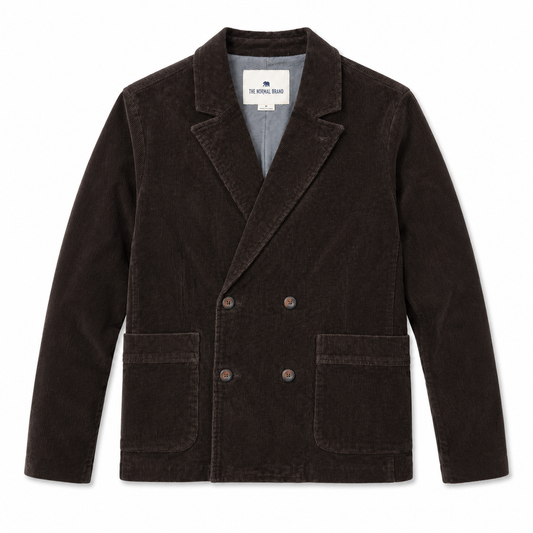 Hawthorne Corded Blazer - Chestnut