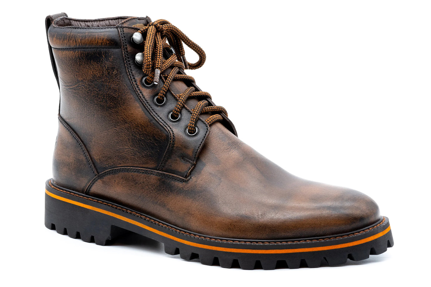 Bad Weather Waterproof Hand Stained Saddle Leather Boots