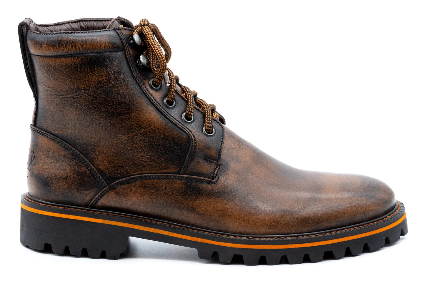 Bad Weather Waterproof Hand Stained Saddle Leather Boots