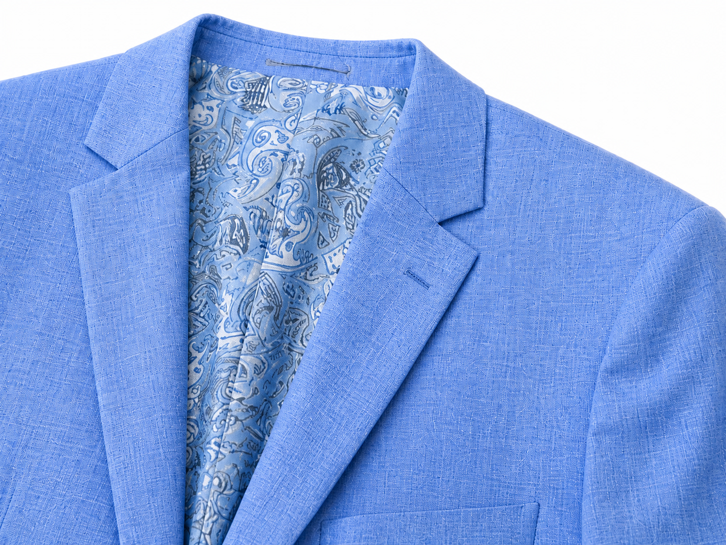 Cornflower Blue Textured Sport Coat