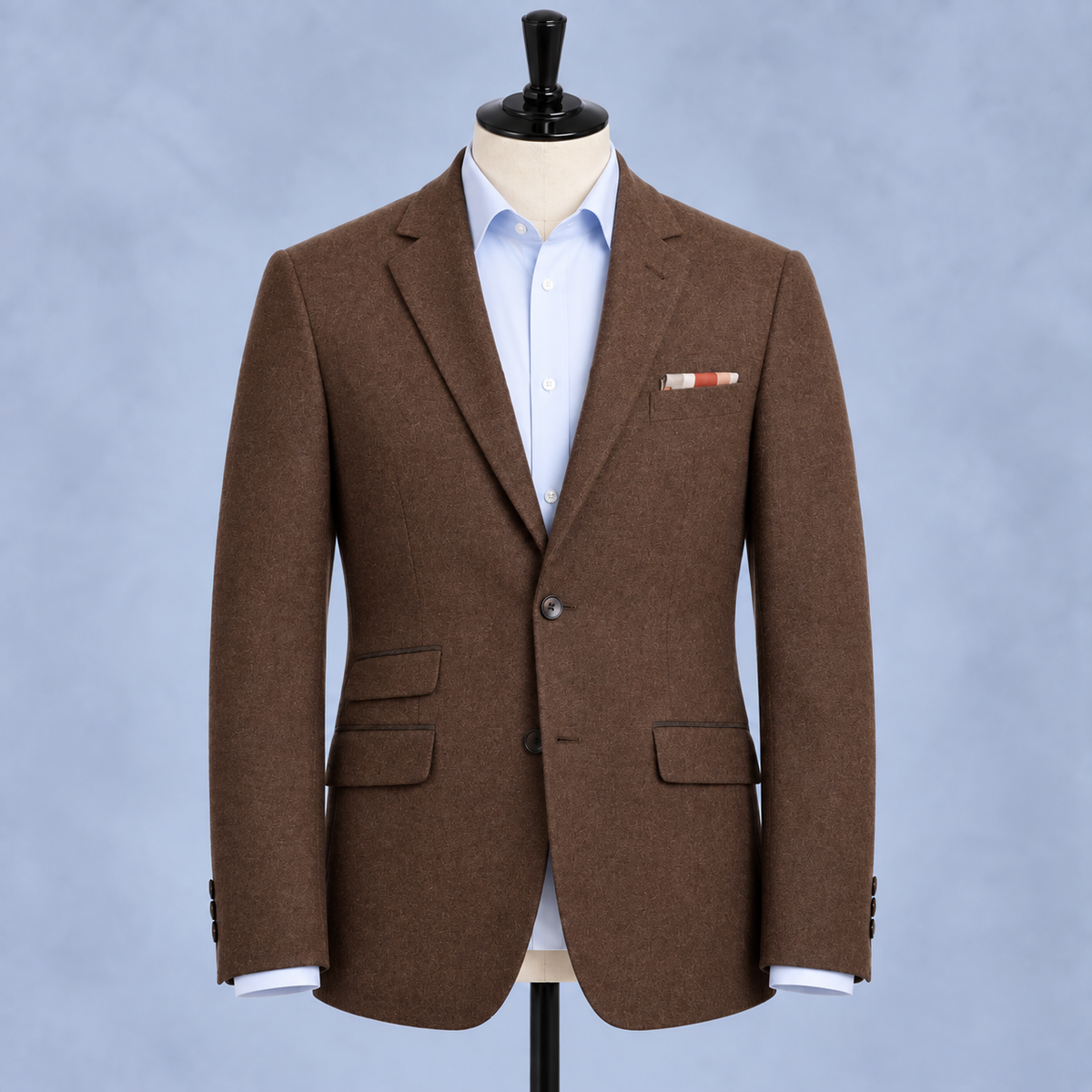 Dover Notch - Brown Tweed