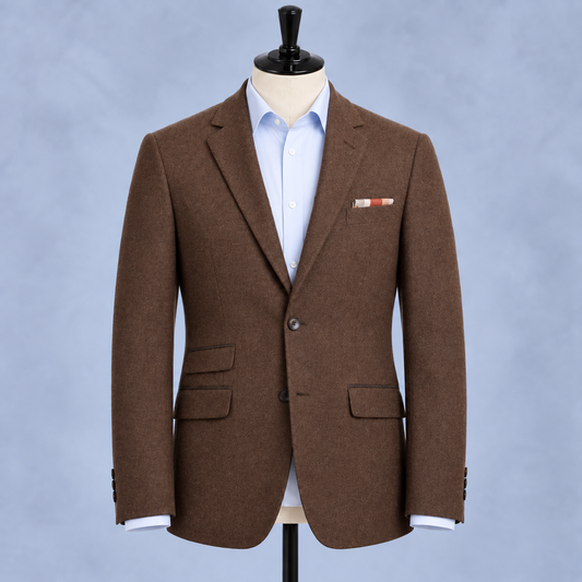 Dover Notch - Brown Tweed