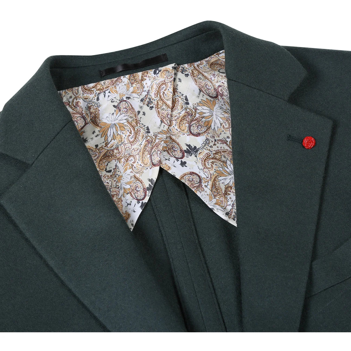 Riserva Solid Wool  Jacket - Green