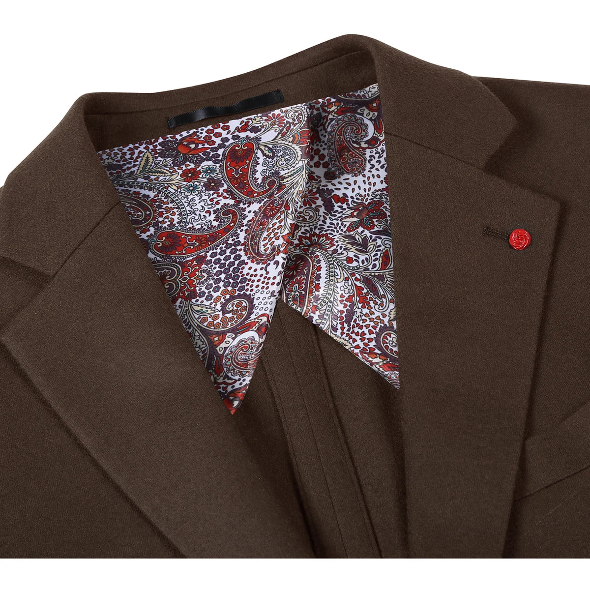 Riserva Solid Wool  Jacket - Brown