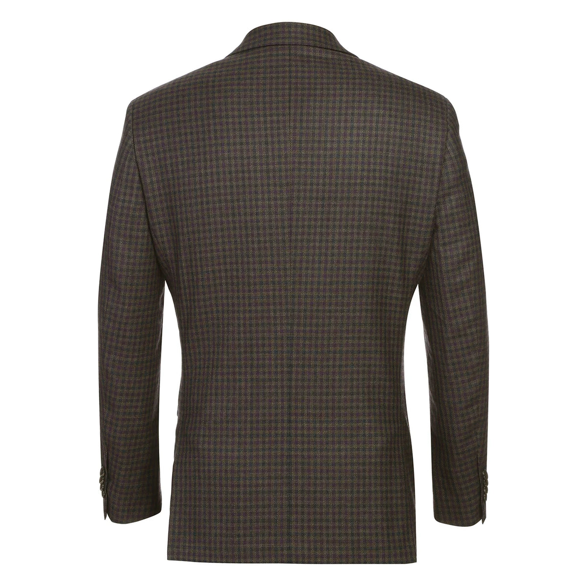 Peak Wool Blazer - Purple Brown
