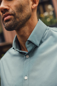 Leeward  Dress Shirt - Hunter Green Straton Check