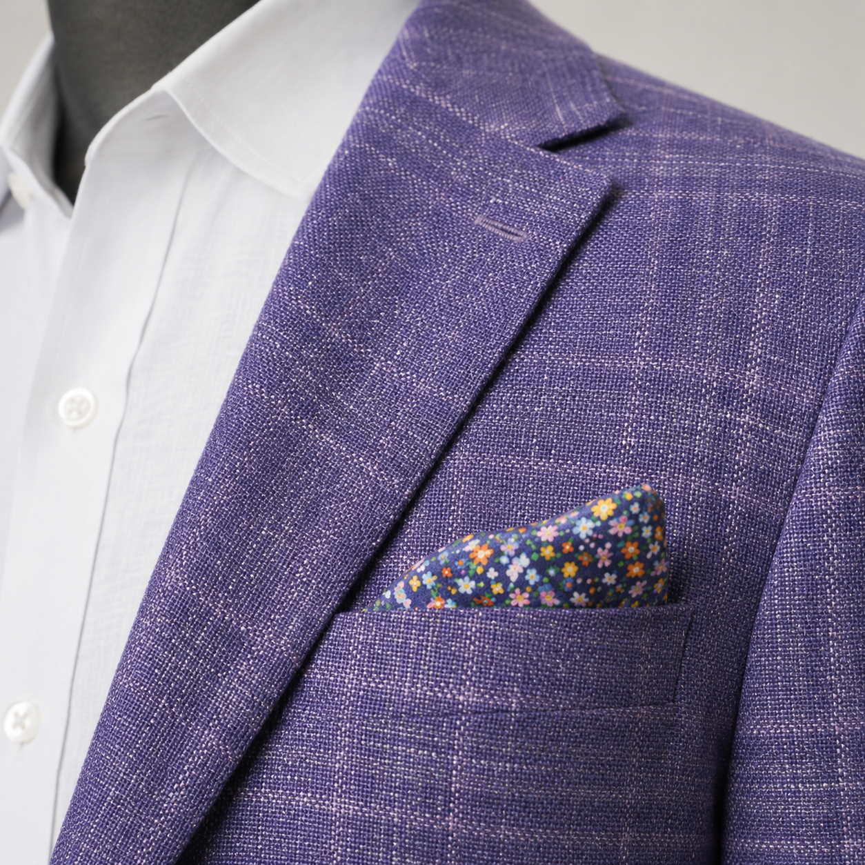 Purple Plaid Sport Coat
