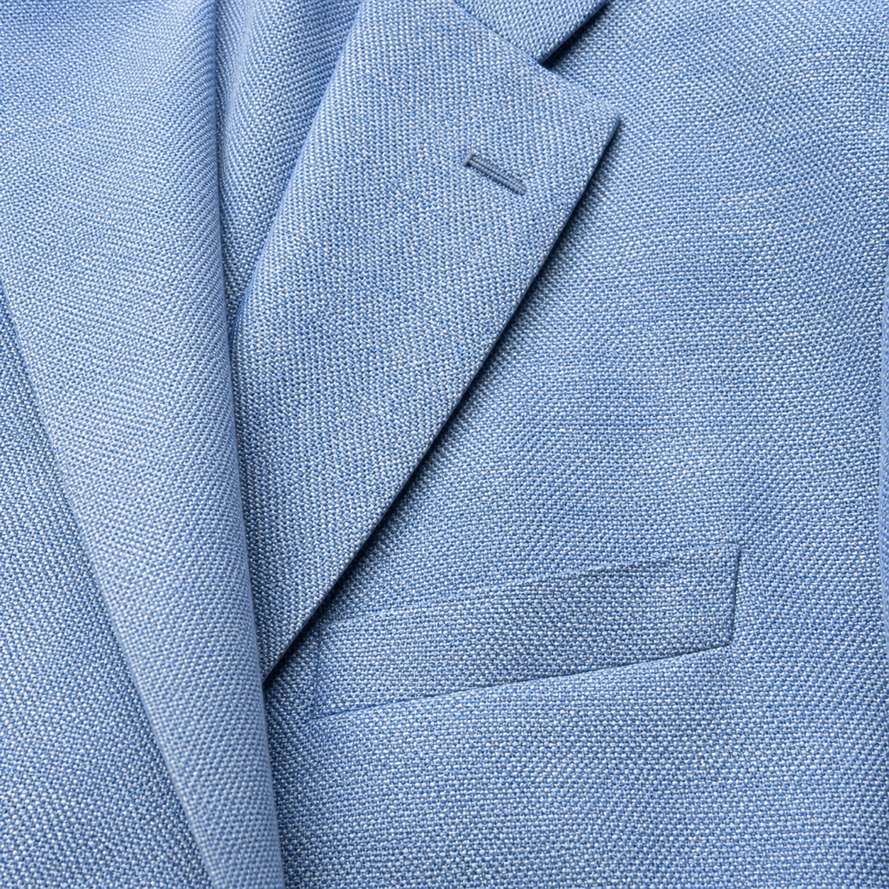 Light Blue Hopsack Sport Coat