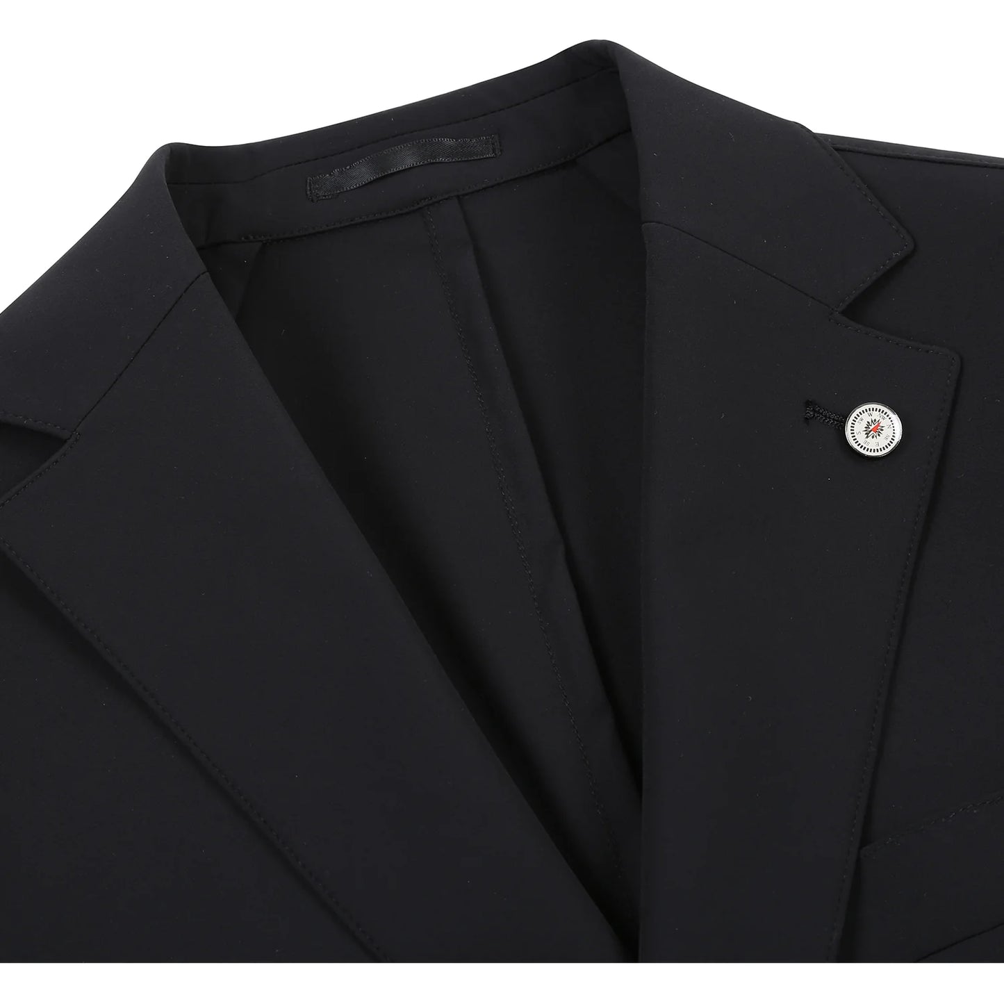 Riserva Abito Traveller Suit Jacket- Black