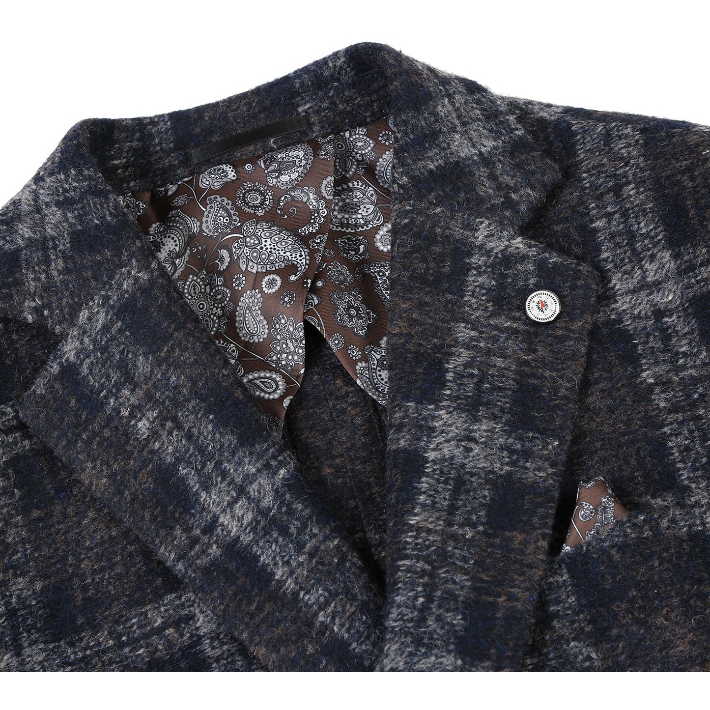 Pellagio Men's Sportcoat - Blue Plaid