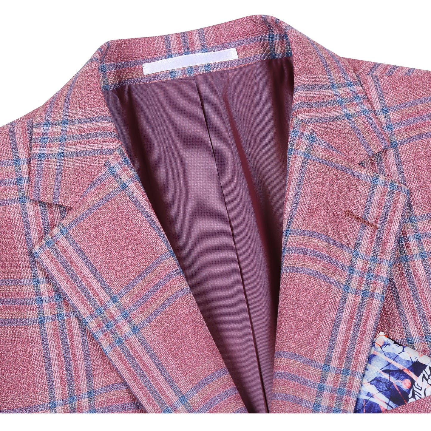 Berry/Blue Plaid Sport Coat