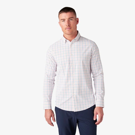Leeward  Dress Shirt - True Pink Watershed Plaid