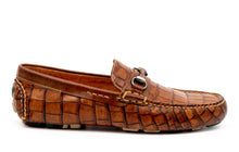 Load image into Gallery viewer, Monte Carlo Hand Finished Alligator Grain Leather- Chesnut
