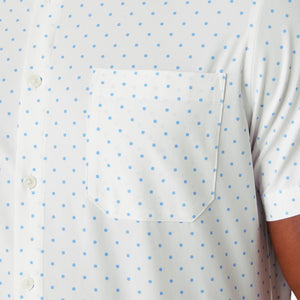 Halyard Short Sleeve - Provence Dot