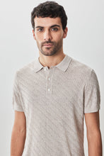 Load image into Gallery viewer, Skelling SS Sweater Polo - Tan
