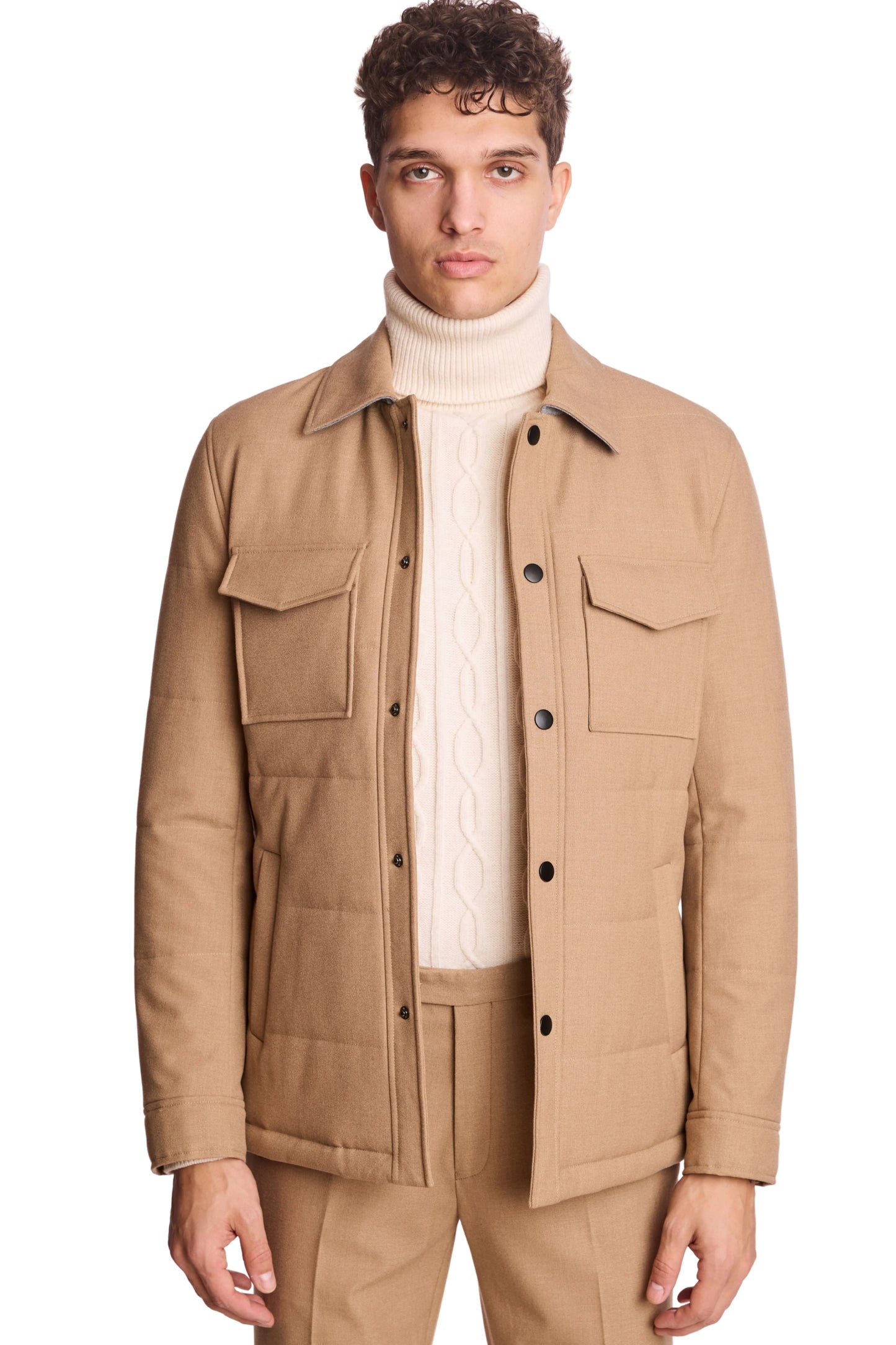 Quincy Quilted Jacket - Light Camel