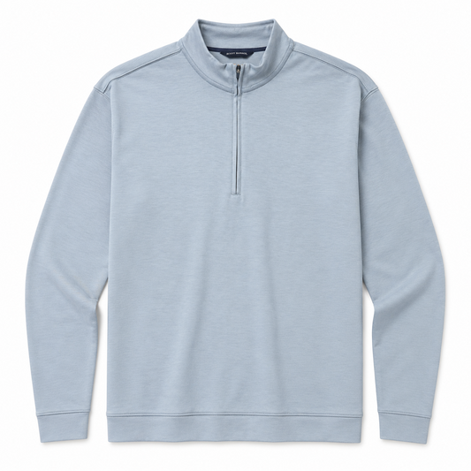 Performance Quarter Zip - Country Blue