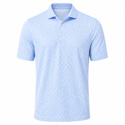 Lucky Toss Polo - Skyline Blue