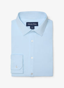 Halyard LS Dress Shirt - Light Cyan