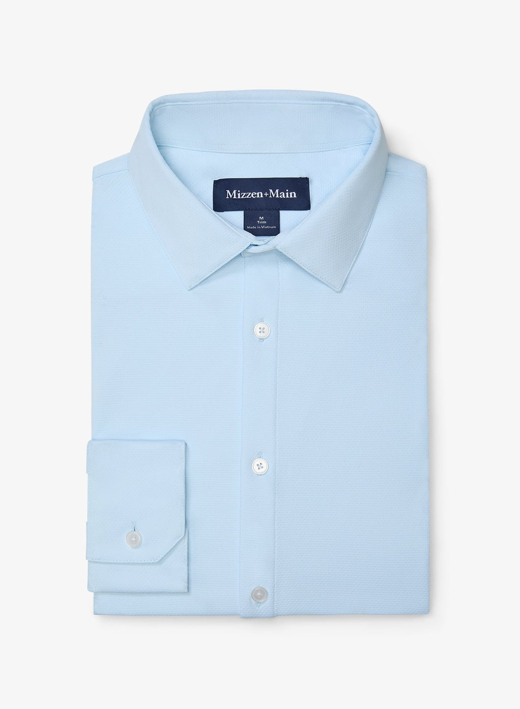 Halyard LS Dress Shirt - Light Cyan