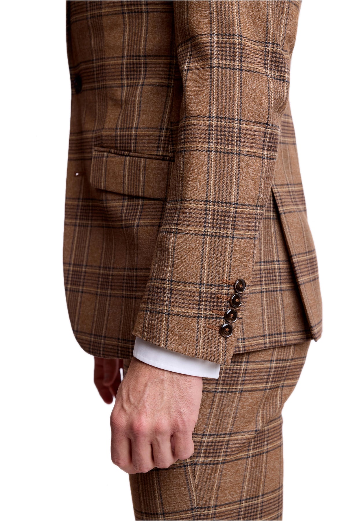 Dover Notch - Brown Tan Plaid