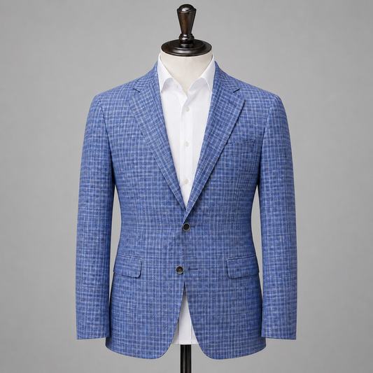 Blue Plaid Sport Coat