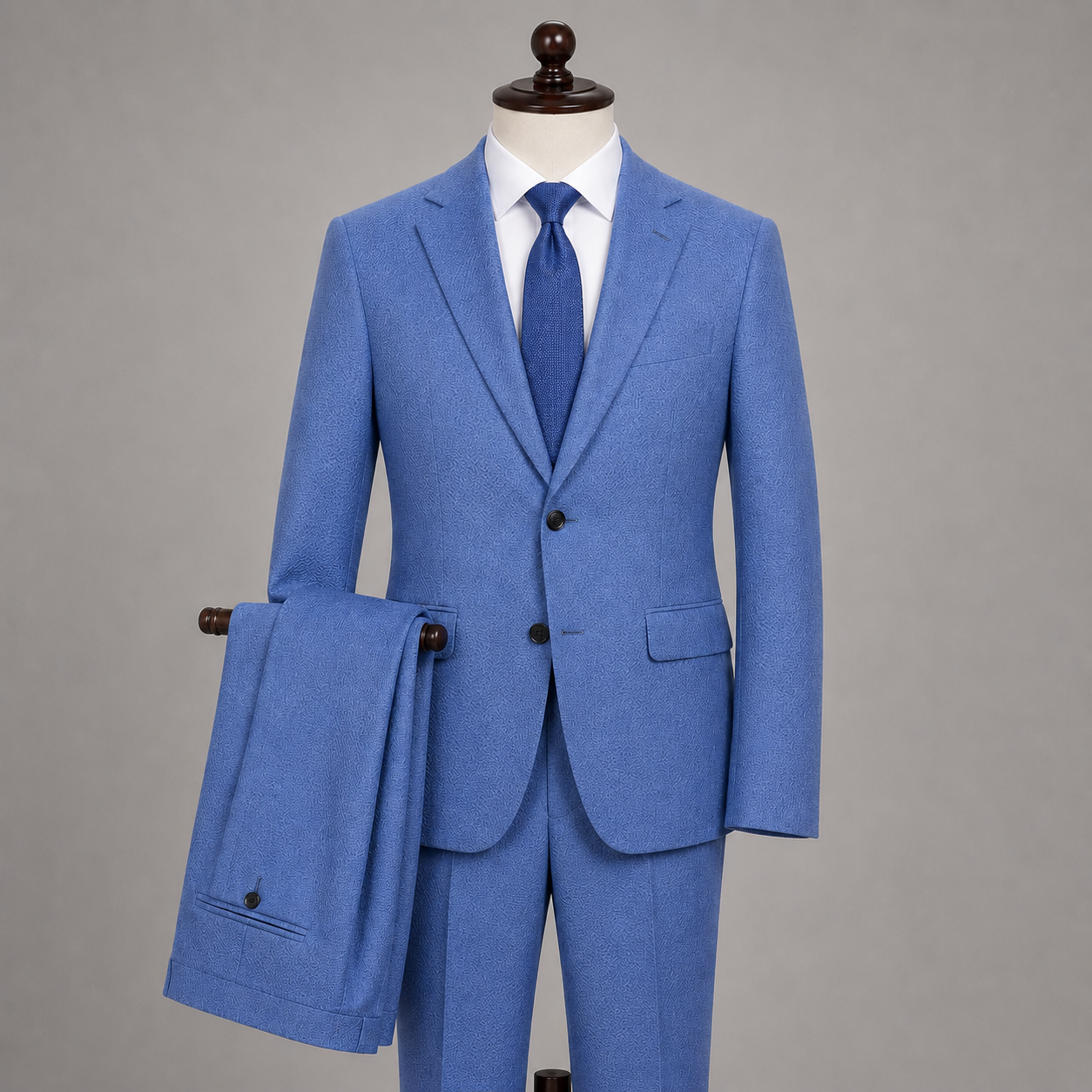 Blue Seersucker Suit