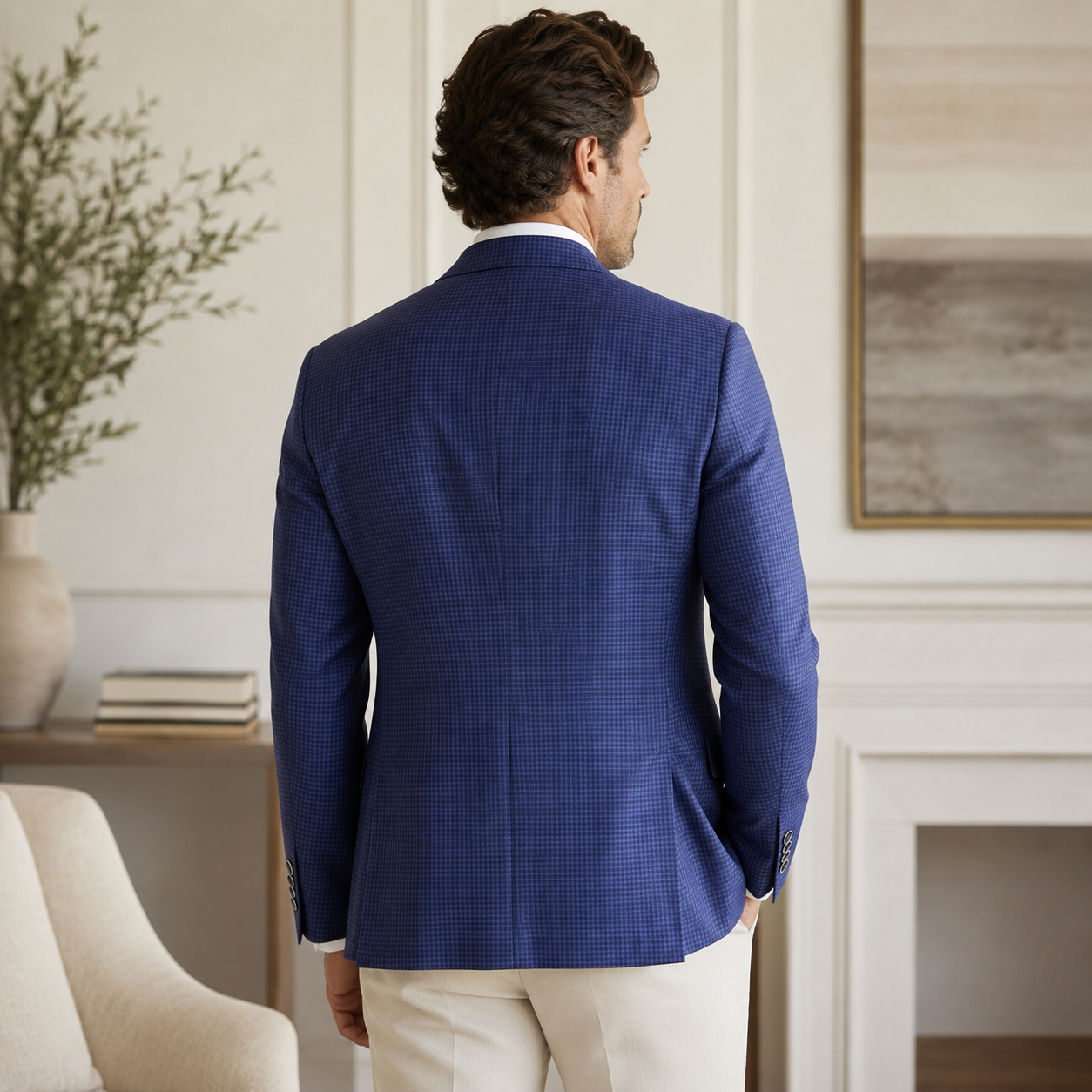 Blue Check Sport Coat