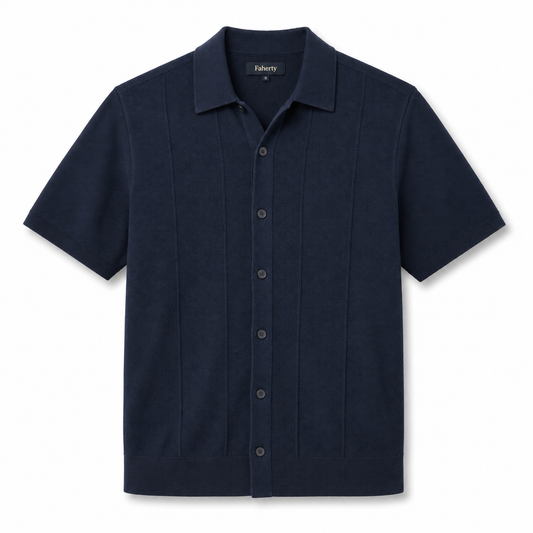 Ashe Sweater Shirt - Navy