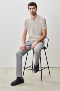 Skelling SS Sweater Polo - Tan