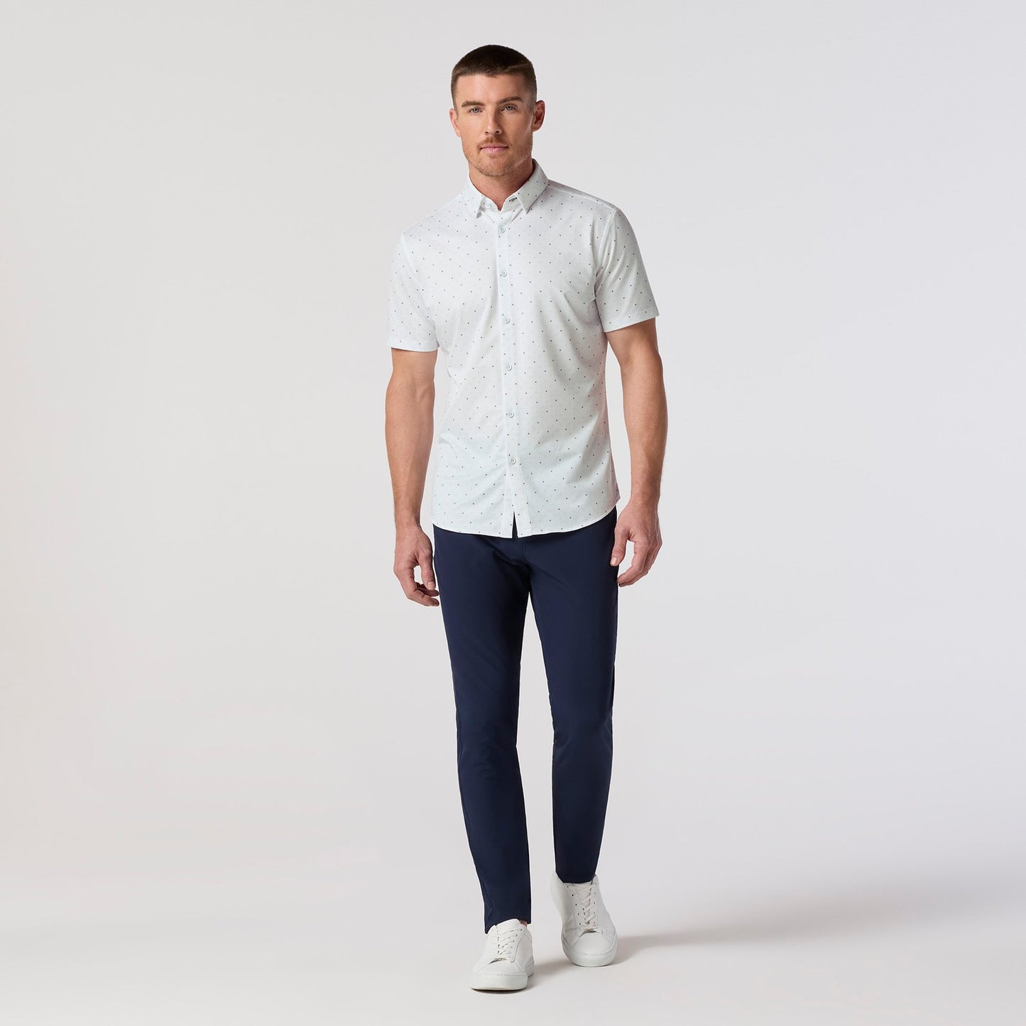 Halyard Short Sleeve - White Dot
