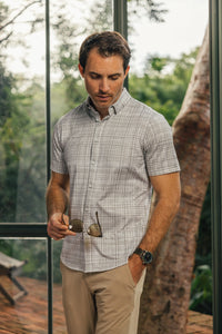 Halyard Short Sleeve - Sea Spray Breezy Plaid